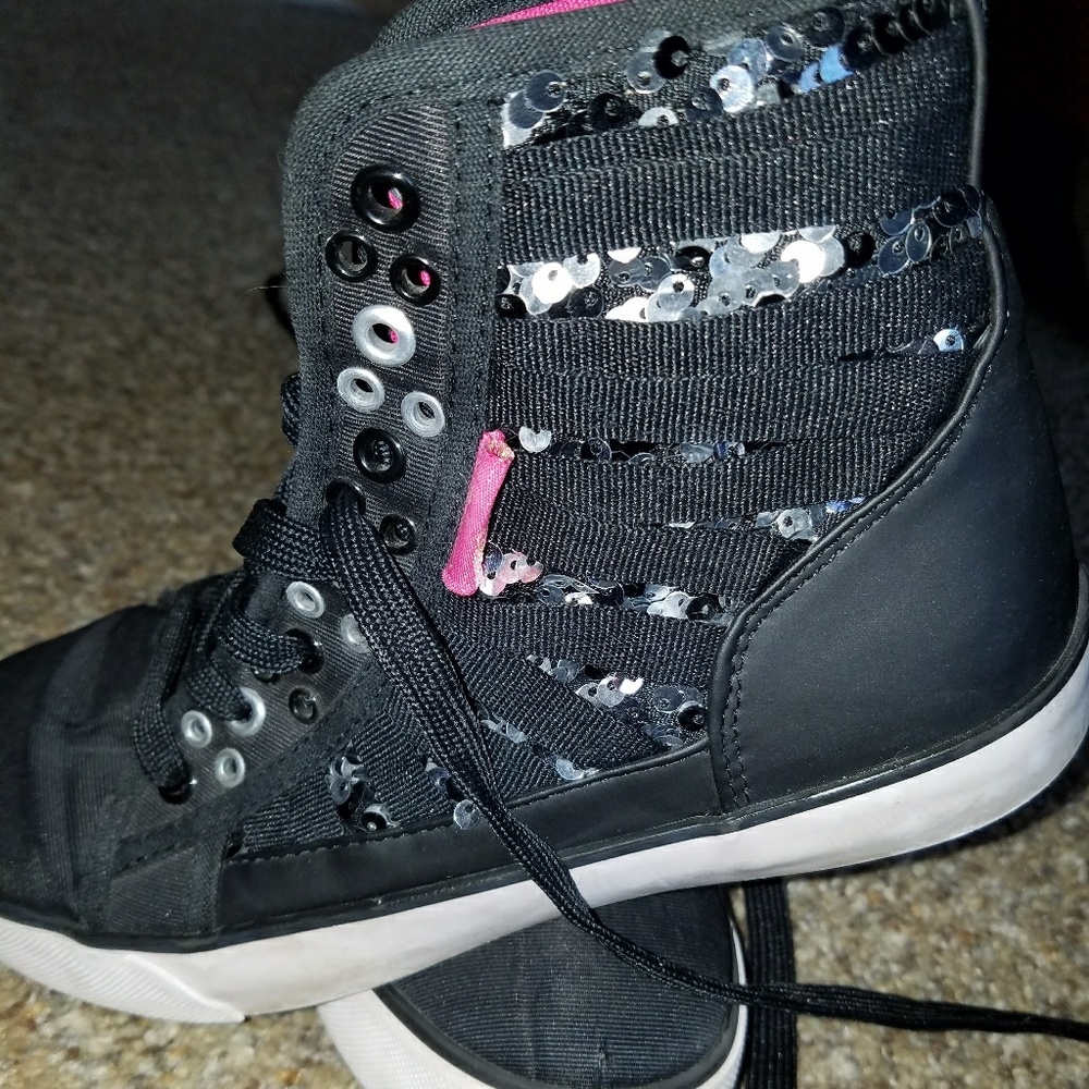 Rare. Pastry sequin high tops